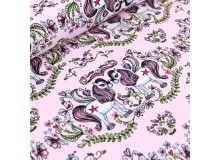 Biojersey Ponies rosa - Janeas Stoffonkel